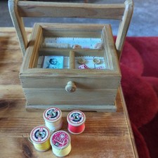 Wooden sewing box for sale  PERTH