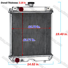 Aluminum universal radiator for sale  Fontana