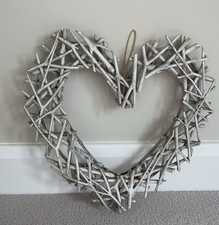 Wicker heart medium for sale  MANSFIELD