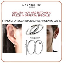 Orecchini donna cerchio usato  Massa di Somma