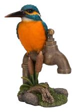 Eisvogel gartenhahn kunstharz gebraucht kaufen  Versand nach Germany