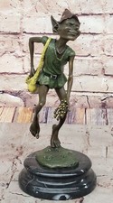 Statua In Bronzo Leprechaun Colorata Con Patina Originale Di Juno Arte NR comprar usado  Enviando para Brazil