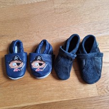Krabbelschuhe leder paar gebraucht kaufen  Cham