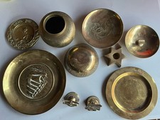 Brass bowls plates for sale  WANTAGE