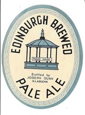 Beer label edinburgh for sale  BURY