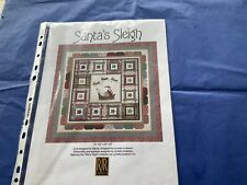 Santa sleigh quilt for sale  STOWMARKET