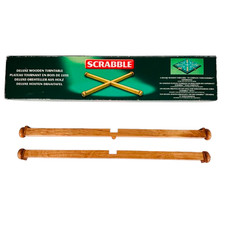 Scrabble deluxe wooden for sale  SOUTHPORT
