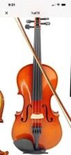 Viola Mendini MA350 12" cetim antiga madeira maciça com estojo e arco - Verniz natural comprar usado  Enviando para Brazil