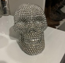 Silver skull ornament for sale  BURY ST. EDMUNDS