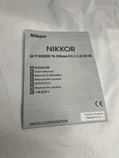 Nikon nikkor manual for sale  Northvale