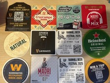 Assorted beer mats for sale  WARRINGTON