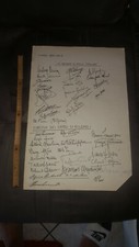 Rarissimo foglio autografi usato  Virle Piemonte