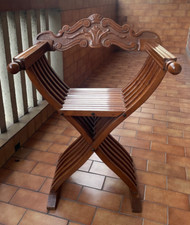 Sedia savonarola vintage usato  Torino