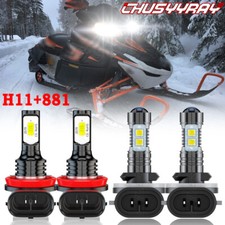 Lâmpada LED para farol Arctic Cat F1000 EFI 2007 2008 H11 H8 + 881 862 comprar usado  Enviando para Brazil