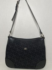 Bolsa de ombro Victor Hugo preta de couro e lona em excelente estado usado comprar usado  Enviando para Brazil