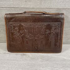 Vintage embossed brown for sale  NORWICH