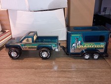 Caminhão e reboque verde cavalo Nylint Saddle Up Champion quarto - Vintage*Veja fotos*, usado comprar usado Caminhão e reboque verde cavalo Nylint Saddle Up Champion quarto - Vintage*Veja fotos*, usado comprar usado  Enviando para Brazil