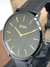 Relógio masculino Hugo Boss 1513830 quartzo skyliner ouro mostrador preto pulseira de couro 40mm comprar usado  Enviando para Brazil