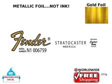 Adesivo de guitarra Fender Stratocaster cabeçote restauração toboágua 103g comprar usado  Enviando para Brazil