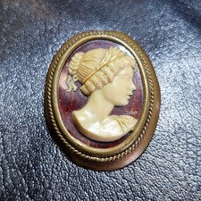 Cameo vintage brooch for sale  SEVENOAKS