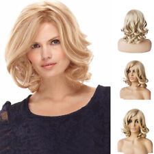 Peruca feminina loira comprimento ombro perucas encaracoladas cabelo ondulado natural cosplay completa comprar usado  Enviando para Brazil