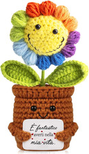 Nuovo fiore uncinetto usato  Roma