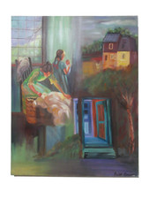 Vtg oil painting for sale  Overland Park