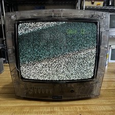TV Zenith Vintage Transparente Transparente 13" Cor Prisão Modelo H13501L Sem Controle Remoto comprar usado  Enviando para Brazil