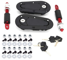 Kit de trava e pino para capô nivelado - Preto Universal Capô para capô de carro de corrida comprar usado  Enviando para Brazil