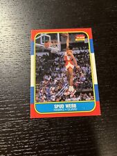 Fleer Spud Webb Rookie RC #120 1986-87 Atlanta Hawks centrado segunda mano  Embacar hacia Argentina