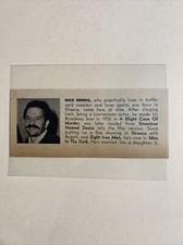 Nick Dennis Man In The Dark & Henry Morgan Thunder Boy 1954 Hollywood Star Panel comprar usado  Enviando para Brazil
