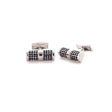 Bar cufflinks black for sale  BIRMINGHAM