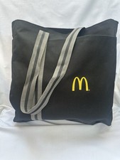 Bolsa de reciclagem Mcdonald’s com selo adesivo e 2 bolsos - Preta , usado comprar usado  Enviando para Brazil