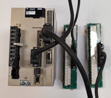 Servo CA Yaskawa SGDV-5R5AE1A 750W com módulo opcional + CABOS + E/O breakout comprar usado  Enviando para Brazil