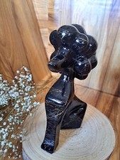 Einzigartige pudelfigur schwar gebraucht kaufen  Lippstadt