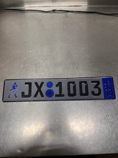 Euro license plate for sale  Quaker Hill