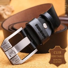 Ceinture cuir véritable d'occasion  France