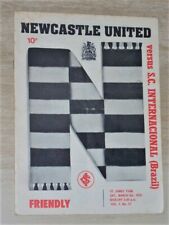 NEWCASTLE UNITED - SC INTERNACIONAL Brazil Friendly Programme 1975 Falcao RARE comprar usado  Enviando para Brazil