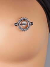 Modische zirkonia brustwarzen gebraucht kaufen  Bergheim