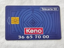 Télécarte française keno d'occasion  Chambon-sur-Voueize