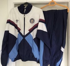 Manchester city tracksuit. for sale  GLOSSOP