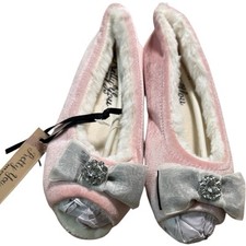 Usado, Chinelo Pretty You London Peep Toe rosa strass tamanho pequeno feminino’ comprar usado  Enviando para Brazil