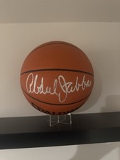 Kareem Abdul Jabbar assinado Spalding Basketball Lakers - Adesivo e cartão Beckett comprar usado  Enviando para Brazil