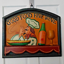 Vintage wooden sign for sale  BECKENHAM