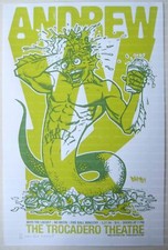Andrew W.K. Póster de concierto Philadelphia 2004 segunda mano  Embacar hacia Mexico