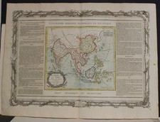 MAPA ANTIGO DE CINGAPURA ÍNDIAS ORIENTAIS SUDESTE DA ÁSIA CHINA 1790 DE LA TOUR/DESNOS comprar usado  Enviando para Brazil