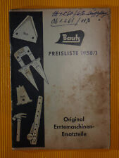 1958 bautz preisliste gebraucht kaufen  Hirschhorn (Neckar)