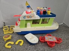 Usado, Vintage Fisher Price Little People Happy Houseboat Completo comprar usado  Enviando para Brazil