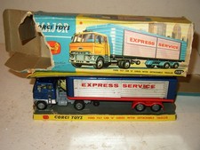 Vintage Die Cast Corgi Major Ford Tilt Cab H caminhão com reboque 1137 com caixa comprar usado Vintage Die Cast Corgi Major Ford Tilt Cab H caminhão com reboque 1137 com caixa comprar usado  Enviando para Brazil