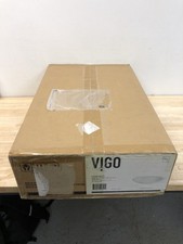 Usado, Pia de banheiro Vigo VG04011 Wisteria 13-1/2" vaso composto de pedra oval - Branco comprar usado  Enviando para Brazil
